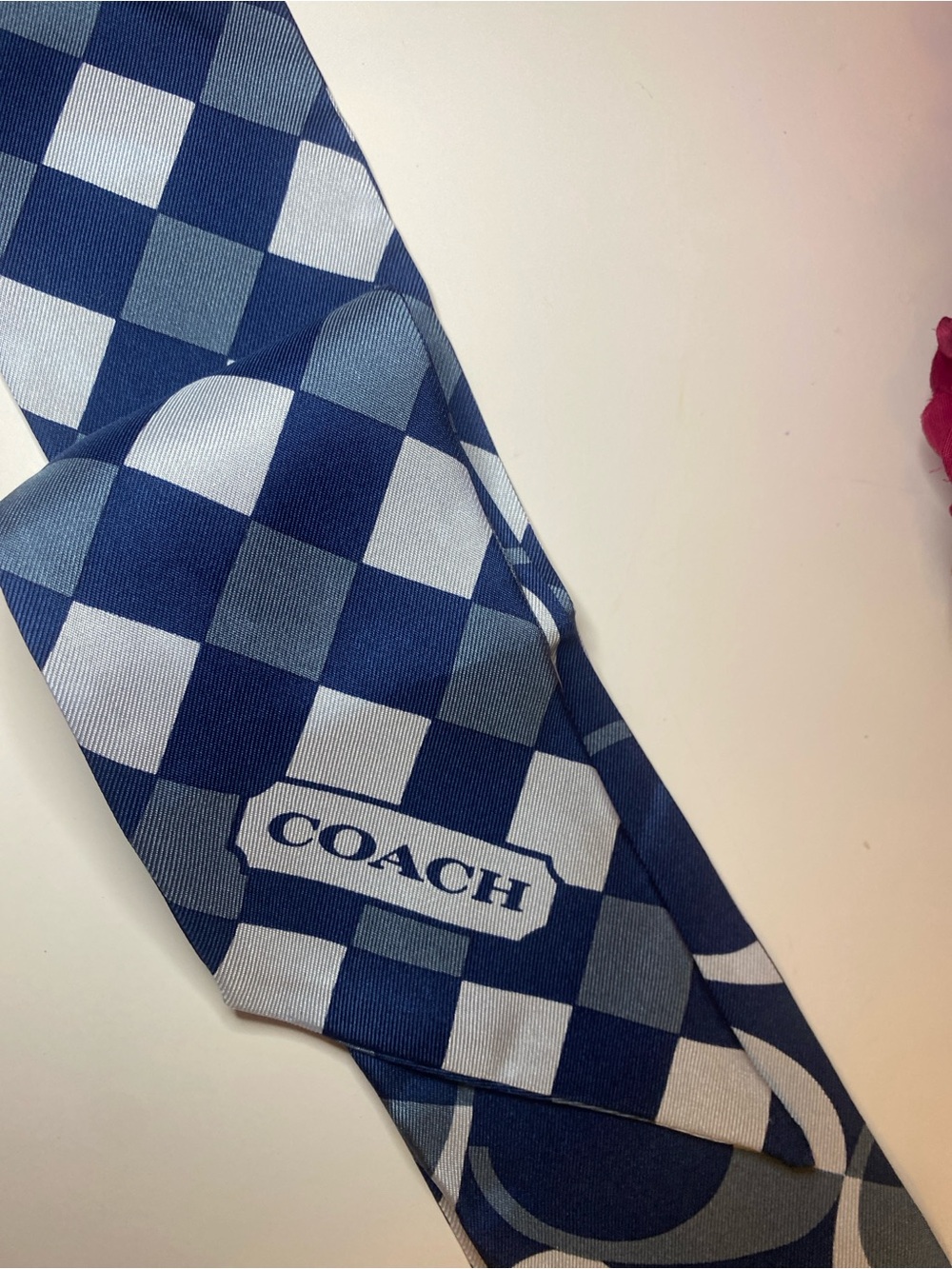 COACH silk scarf
